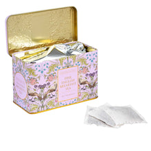 Innles mynd í myndavísara,  Song Thrush Pale Pink 40 Teabag Tin