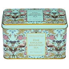 Innles mynd í myndavísara,  Song Thrush Mint Green 40 Teabag Tin