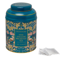 Innles mynd í myndavísara,  Song Thrush Teal 240 Teabag Tin