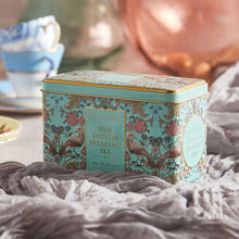 Innles mynd í myndavísara,  Song Thrush Mint Green 40 Teabag Tin