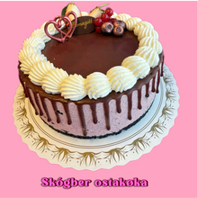 Innles mynd í myndavísara,  Valentine Oreo ostakøka við skógber
