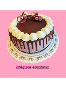 Valentine Oreo ostakøka við skógber