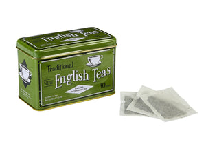 Vintage Selection Green 40 Teabag Tin